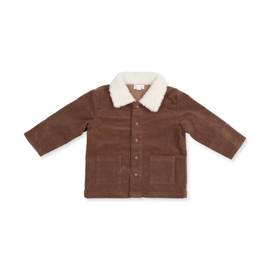 Angel Dear - Solid Beaver Fur Corduroy Jacket
