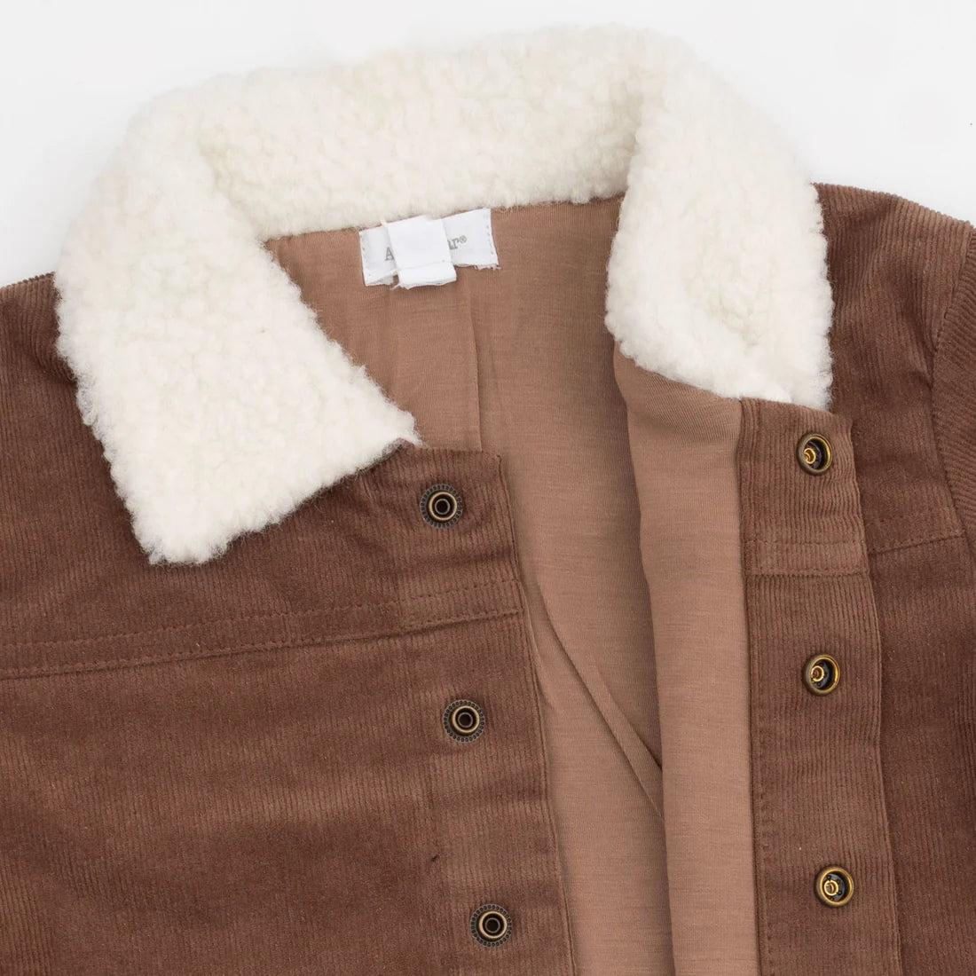 Angel Dear - Solid Beaver Fur Corduroy Jacket