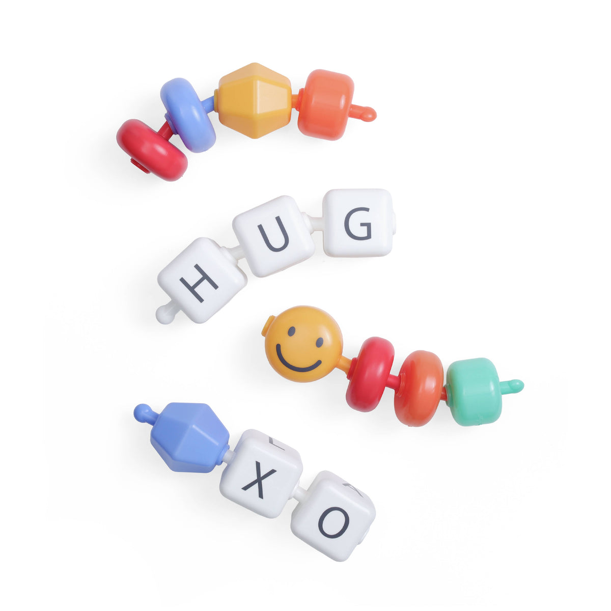 Itzy Ritzy - Connect & Play™ - 14 Sensory Pop Beads - Smile