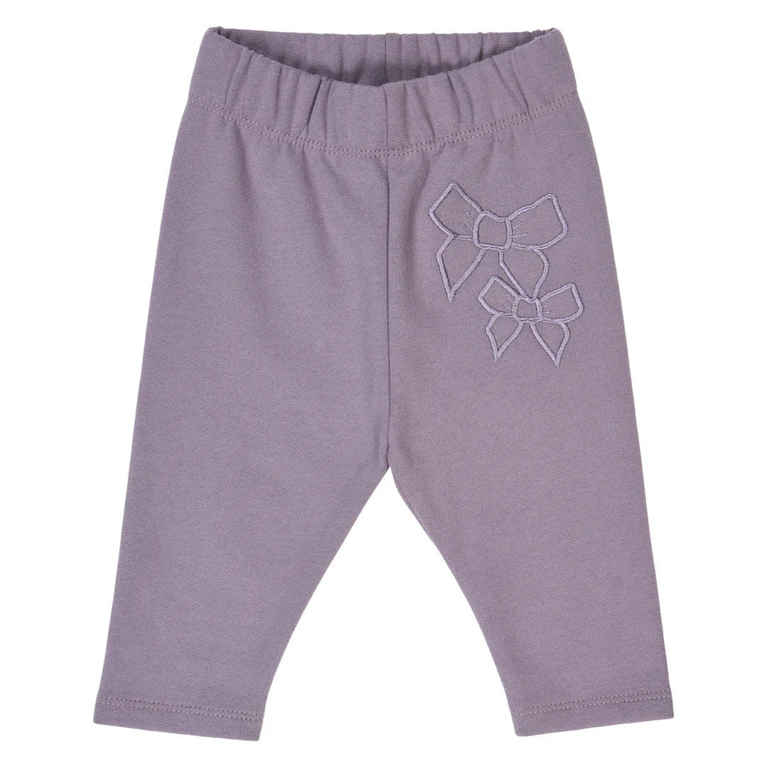 Musli by green cotton - Purple Bow Sweat Pants