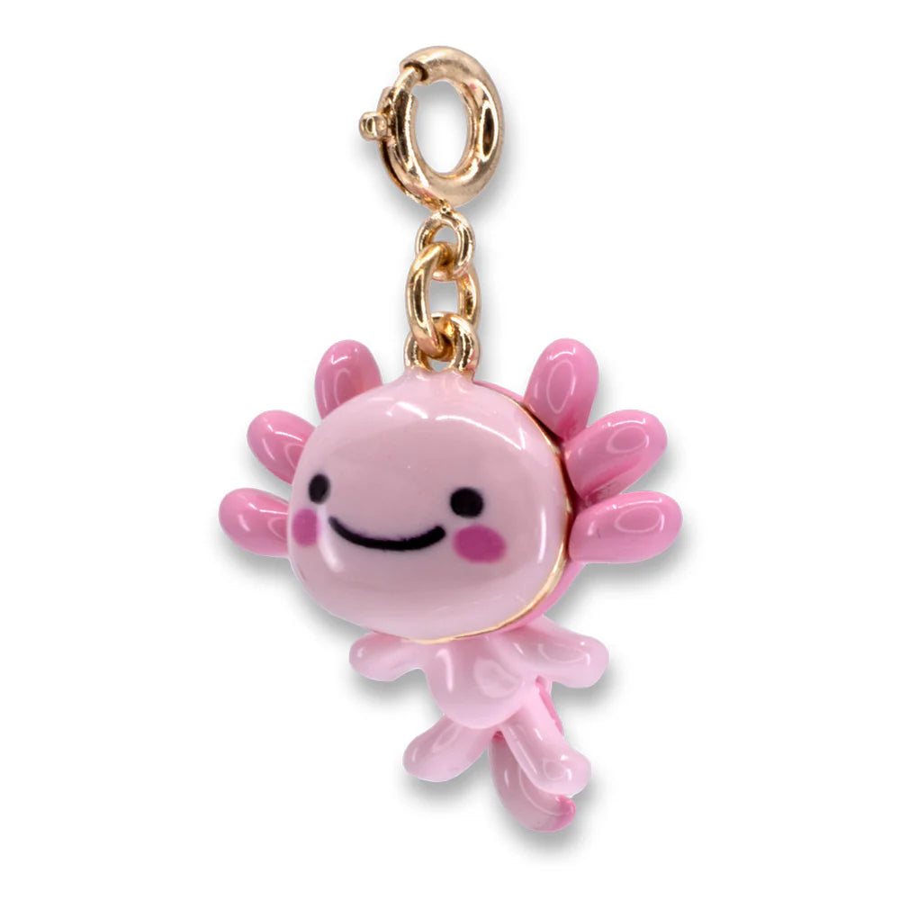 High IntenCity - Charm It! Gold Swivel Axolotl Charm
