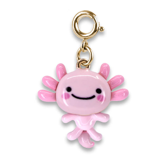 High IntenCity - Charm It! Gold Swivel Axolotl Charm
