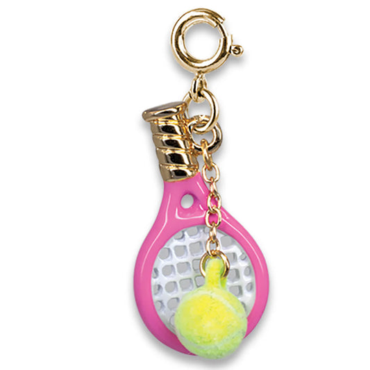 High IntenCity - Charm It! Gold Tennis Racquet Charm