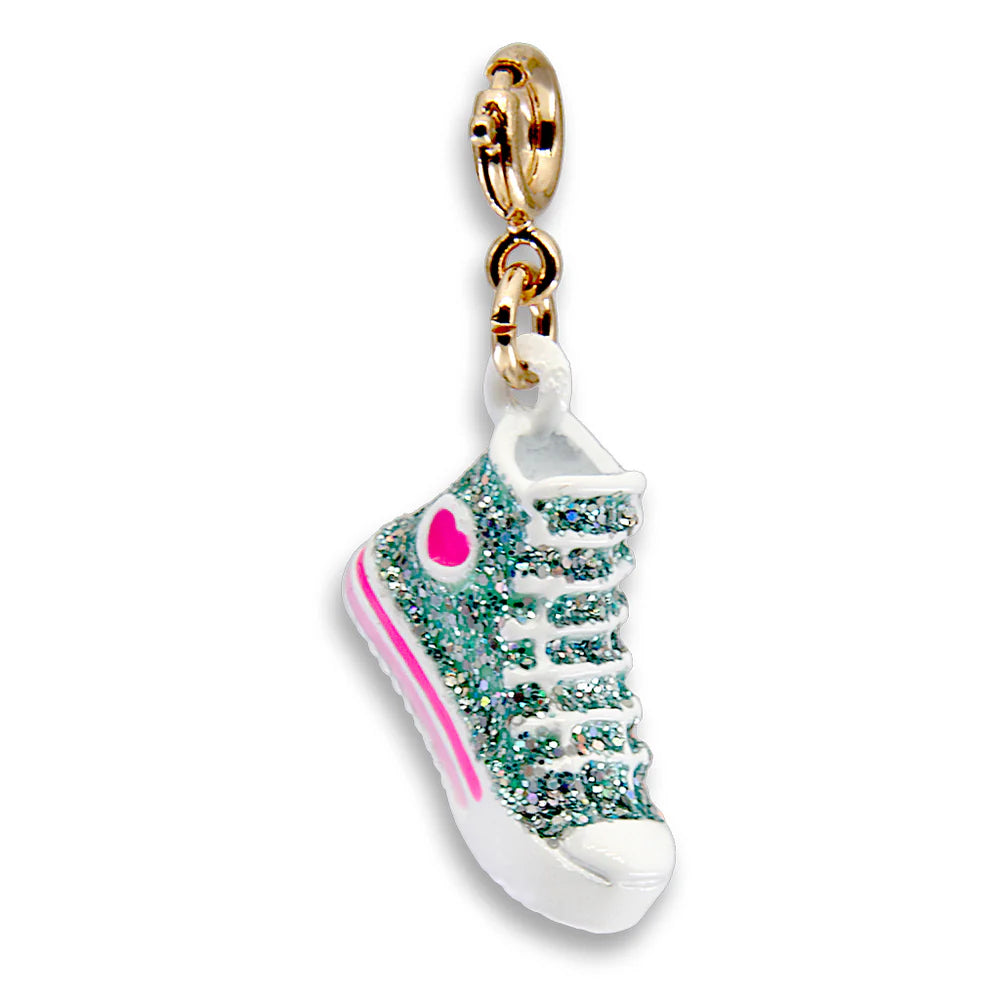 High IntenCity - Charm It! Gold Glitter High Top Sneaker Charm