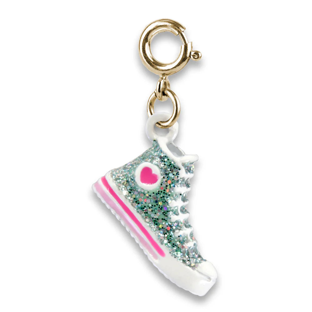 High IntenCity - Charm It! Gold Glitter High Top Sneaker Charm