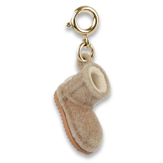 High IntenCity - Charm It! Gold Furry Bootie Charm