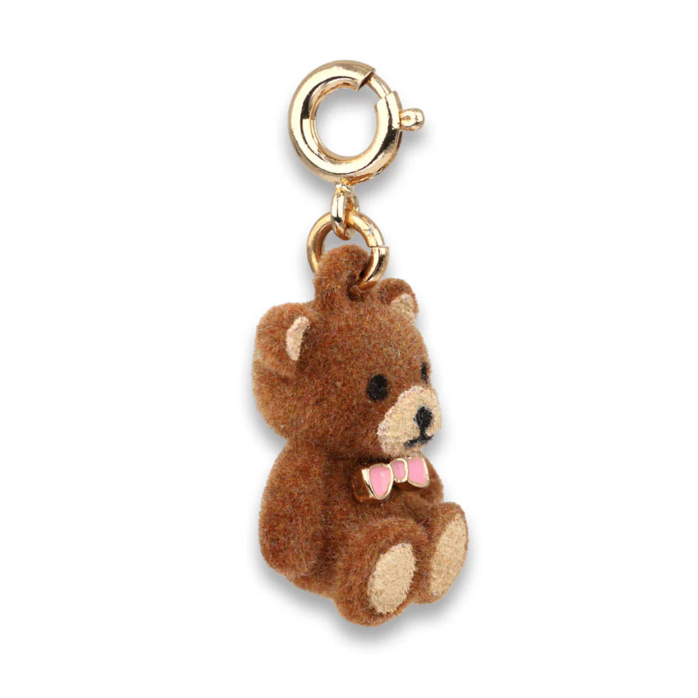 High IntenCity - Charm It! Gold Fuzzy Bear Charm