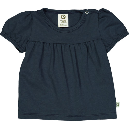 Musli by green cotton - Cozy Me Puff Night Blue S/S Tee and Leggings Set