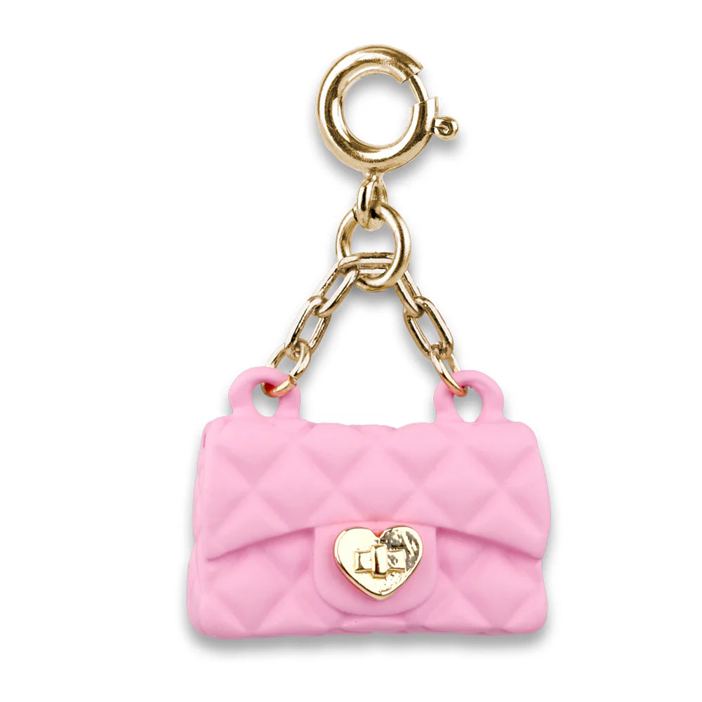 High IntenCity - Charm It! Gold Pink Purse Charm