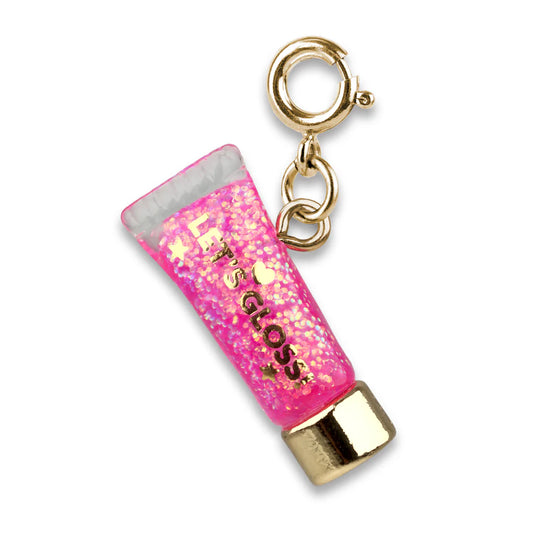 High IntenCity - Charm It! Gold Glitter Lip Gloss Charm