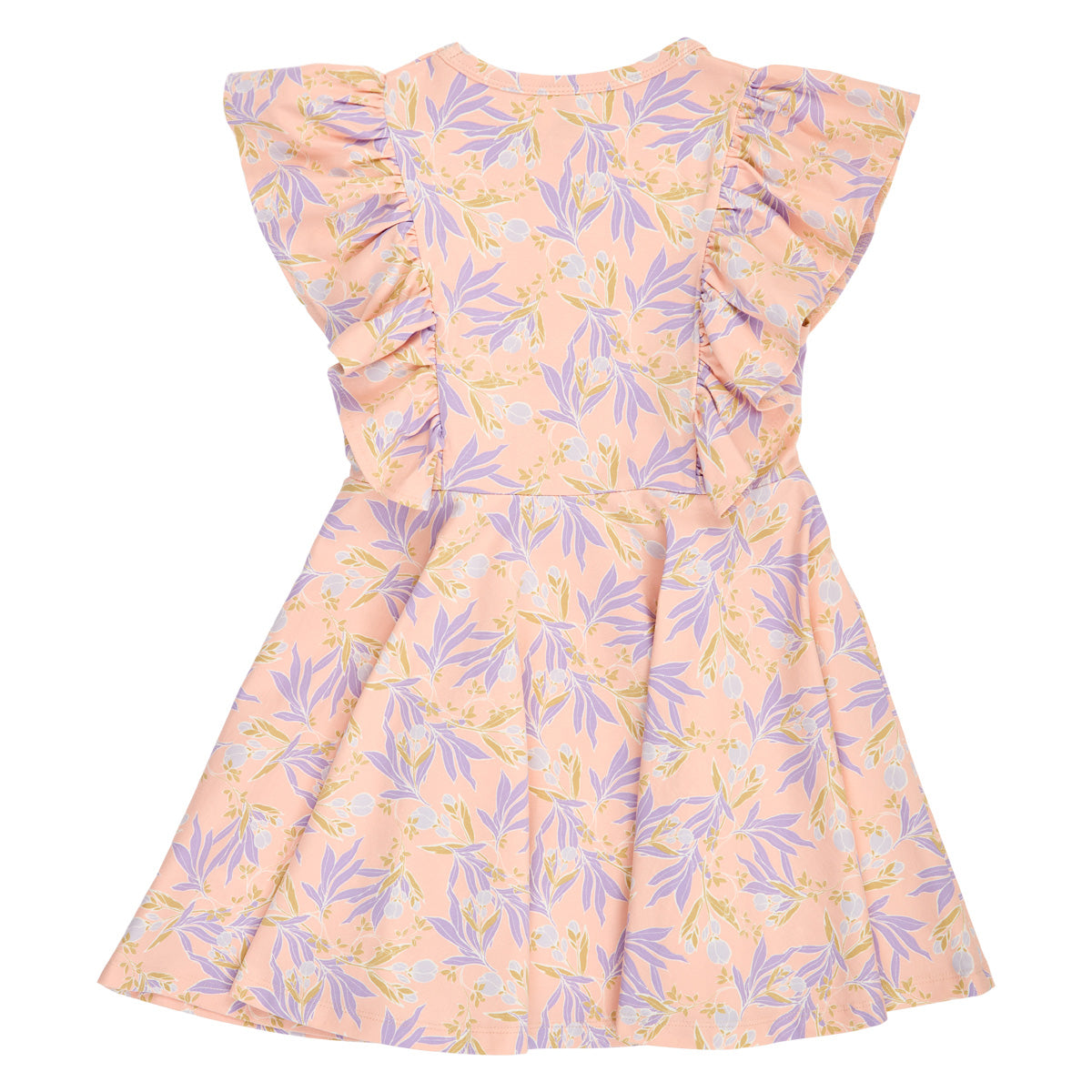 Musli by green cotton - Peony Ruffle Short Sleeve Swing Dress