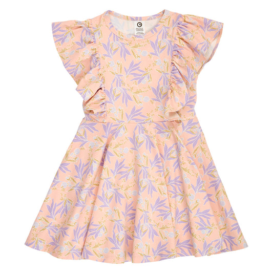 Musli by green cotton - Peony Ruffle Short Sleeve Swing Dress