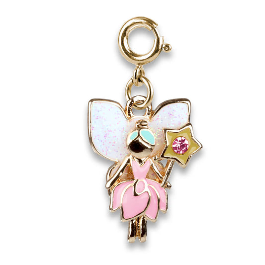 High IntenCity - Charm It! Gold Glitter Fairy Charm