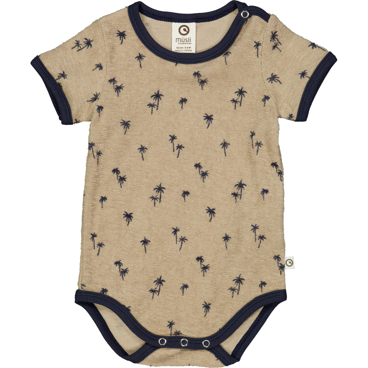 Musli by green cotton - Palm Bodysuit & Shorts Set