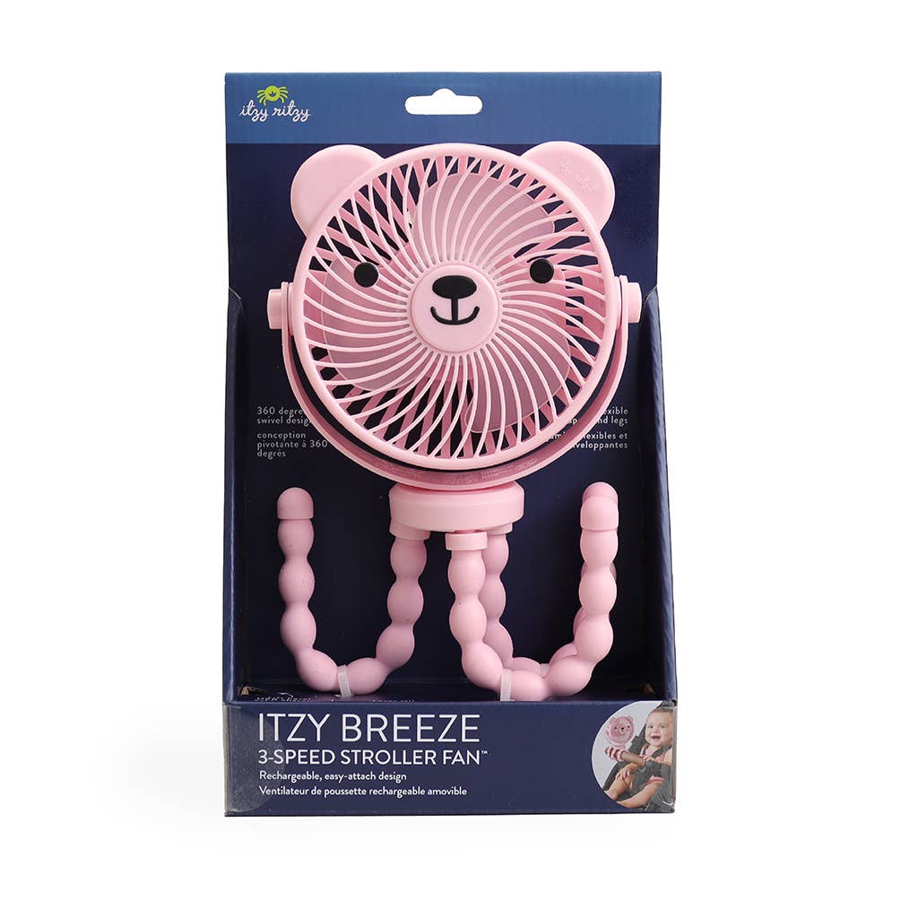 Itzy Ritzy - Itzy Breeze 3-Speed Stroller Fan™: Pink