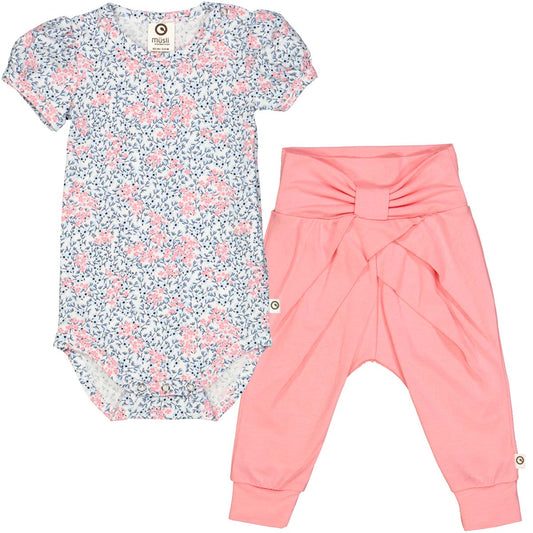 Musli by green cotton - Petit Puff Bubblegum Baby Set