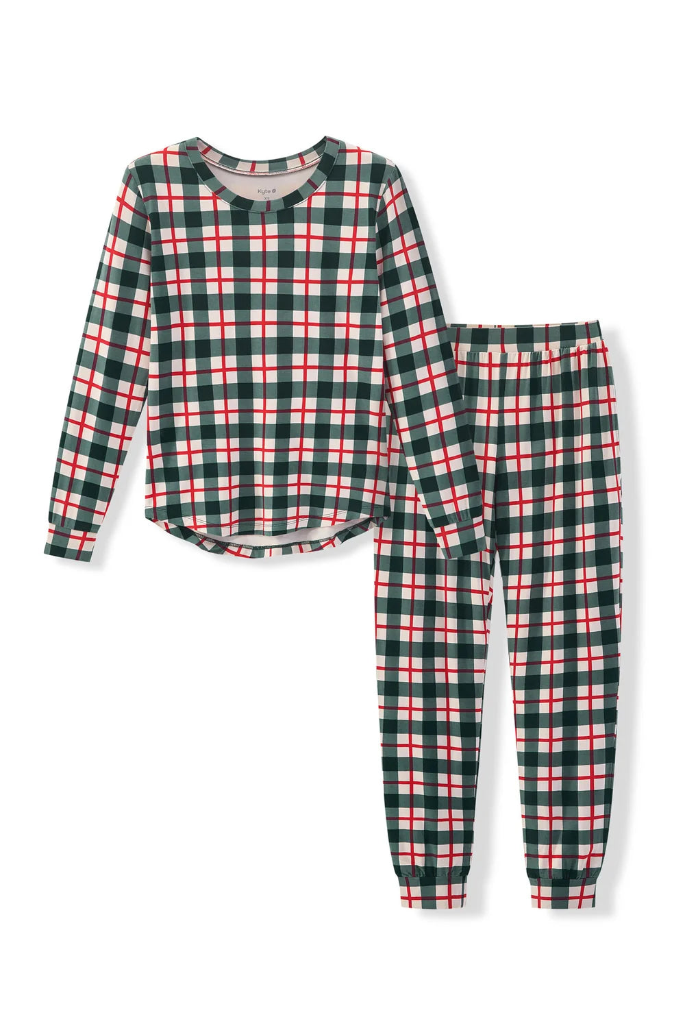 Kyte Baby - Women's Jogger Pajama Set in Holiday Plaid