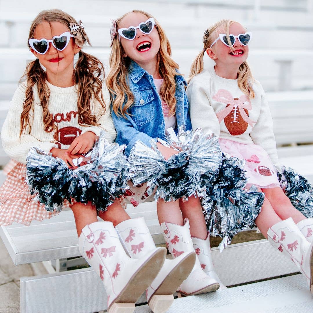 Sweet Wink - Football Bow Clip - Hair Bows - Game Day
