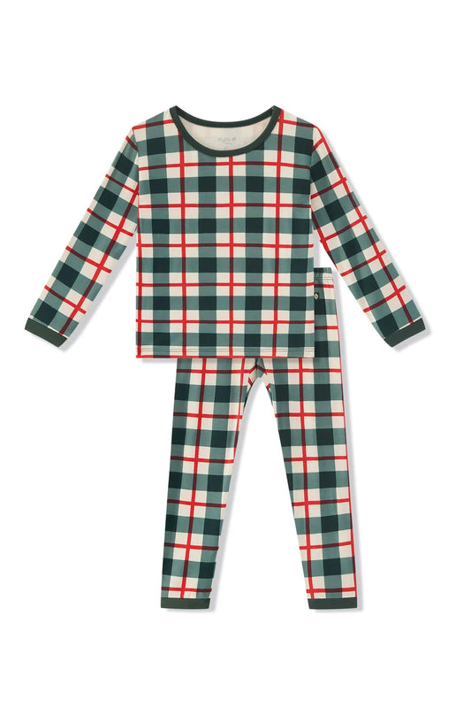 Kyte Baby - Long Sleeve Pajamas in Holiday Plaid