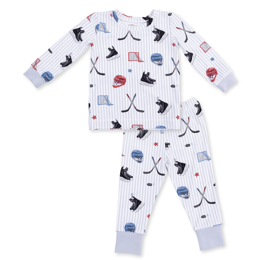 Angel Dear - Hockey Stripe L/S Loungewear Set