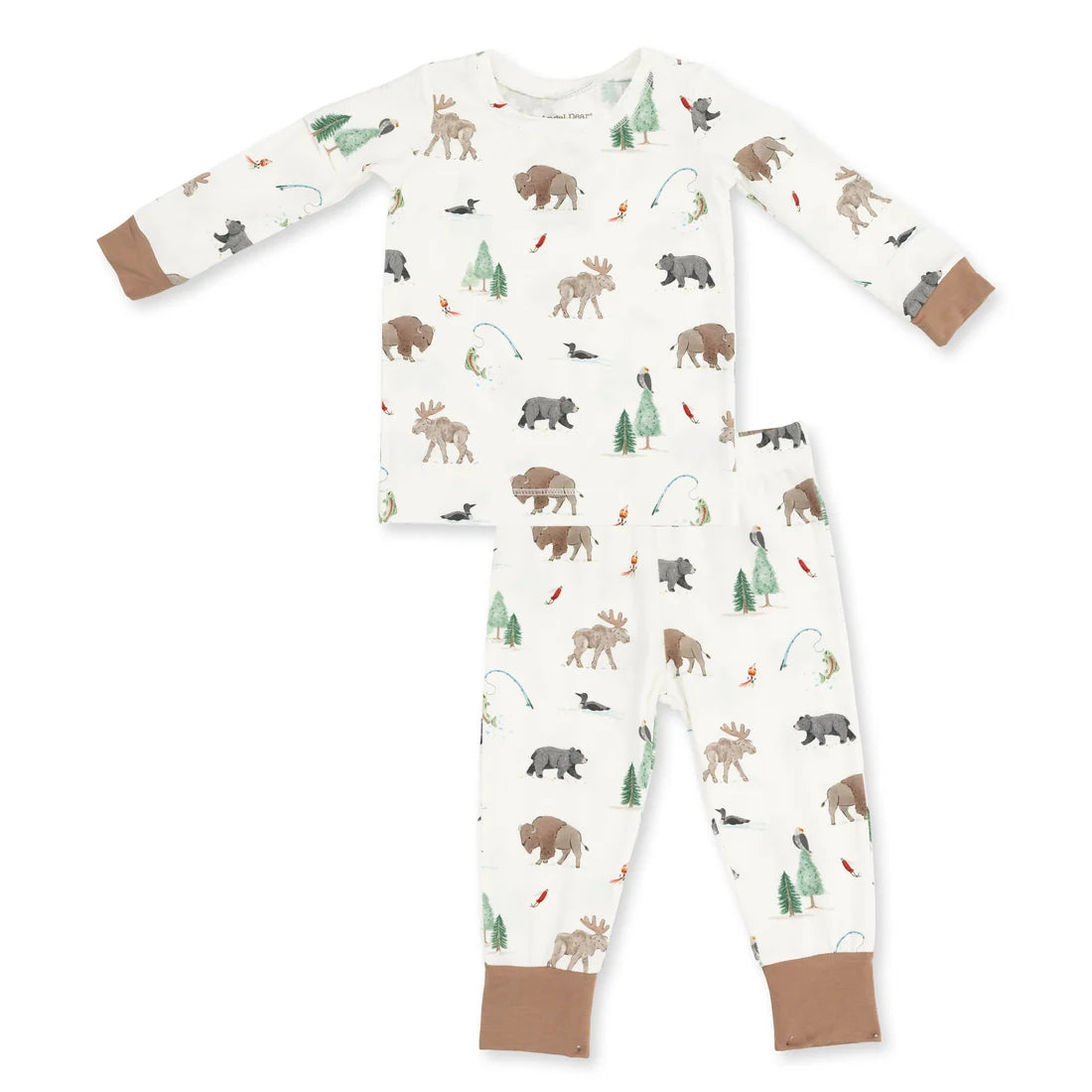 Angel Dear - Northern Woodland Animals L/S Loungewear Set
