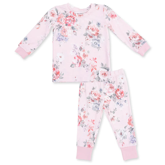 Angel Dear - Painterly Rose Bouquets L/S Loungewear Set