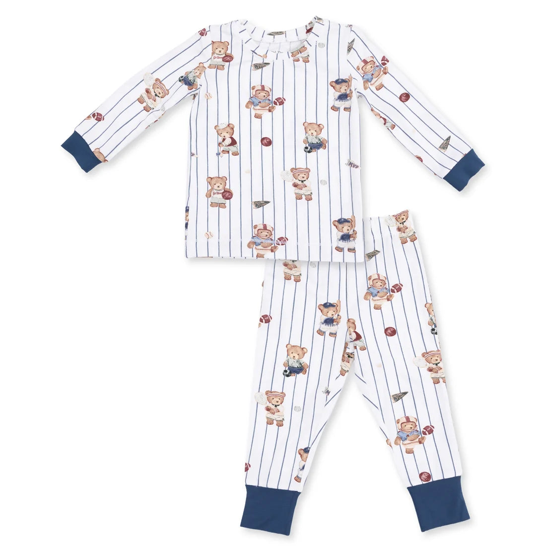 Angel Dear - Mixed Sports Bears L/S Loungewear Set