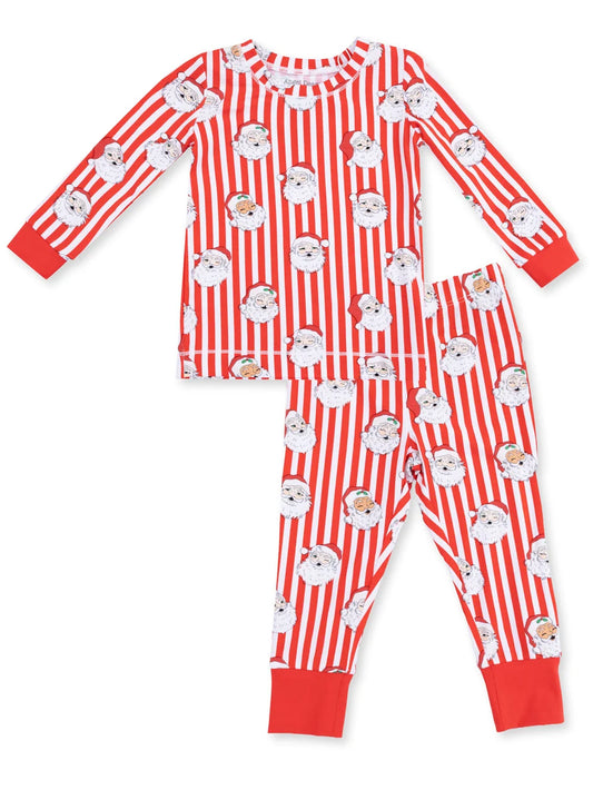 Angel Dear - Vintage Santa Stripe L/S Loungewear Set
