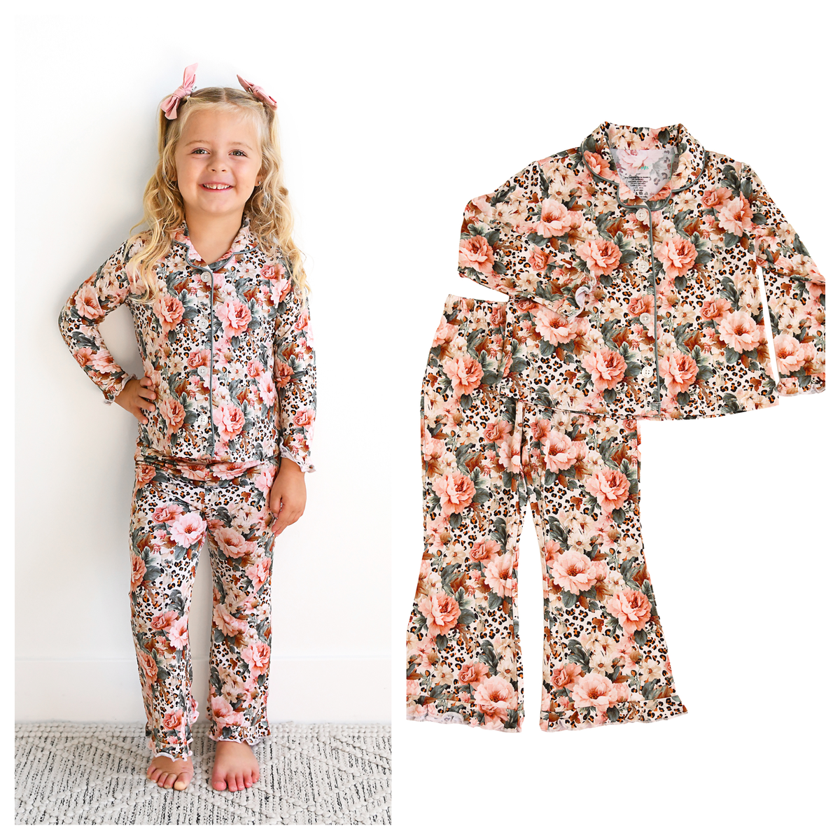 Gigi and Max - Laura - Ruffle Bamboo PJ Lounge Set