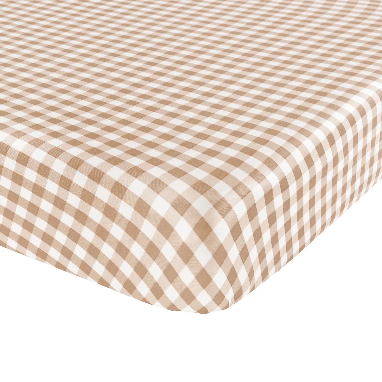 Kyte Baby - Crib Sheet in Gingham Bisque