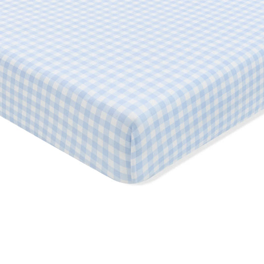 Kyte Baby - Crib Sheet in Gingham Breeze