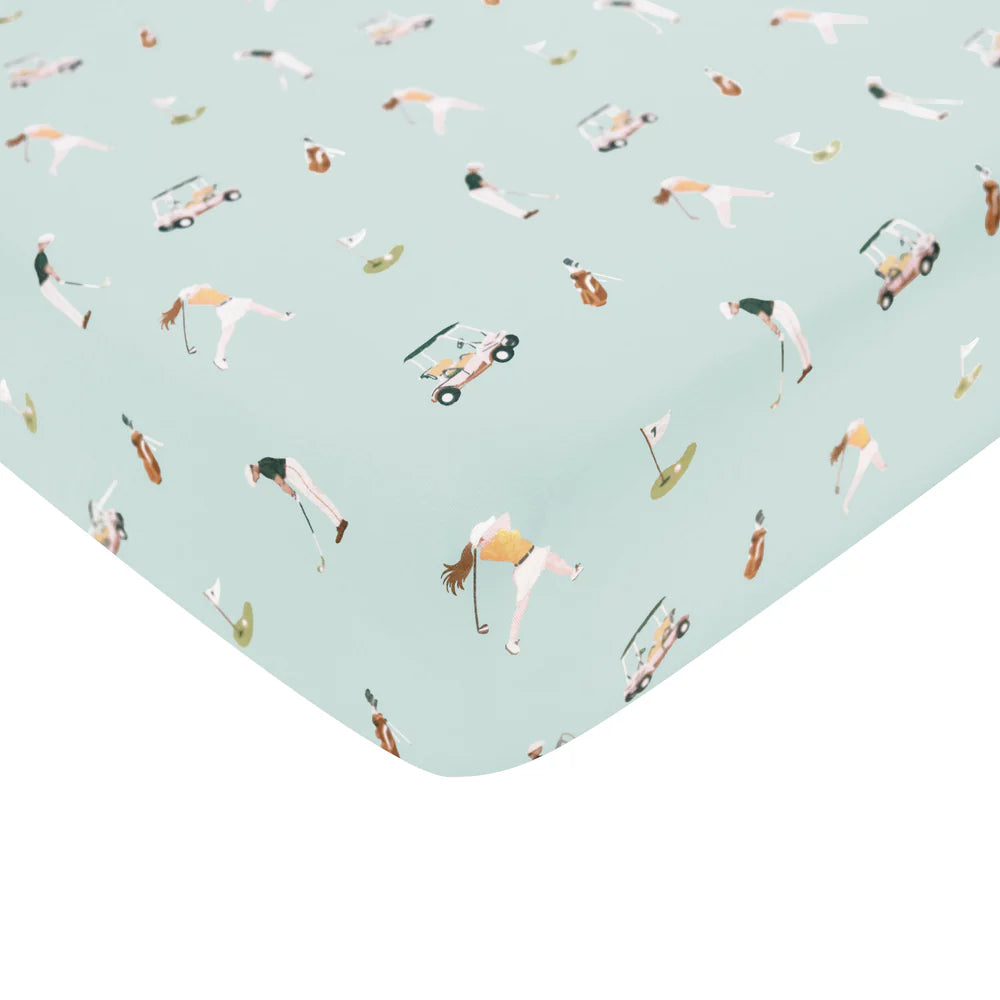 Kyte Baby - Crib Sheet in Golf