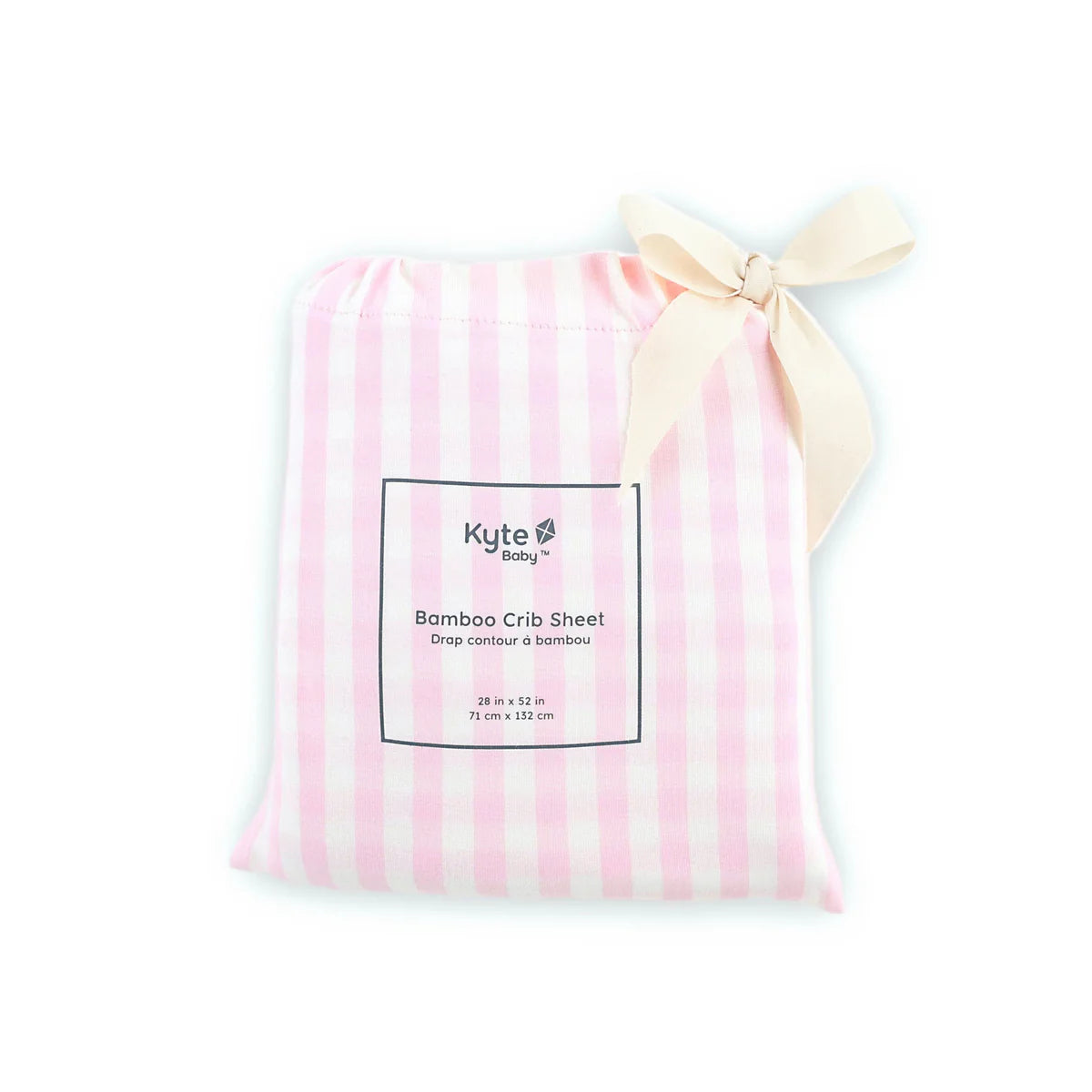 Kyte Baby - Small Sakura Stripe Crib Sheet