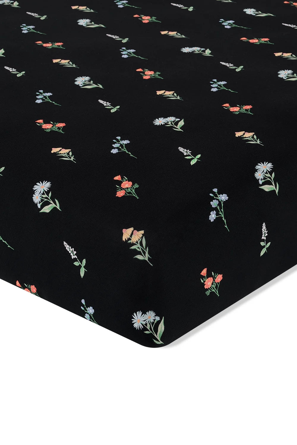 Kyte Baby - Midnight Wildflower Crib Sheet