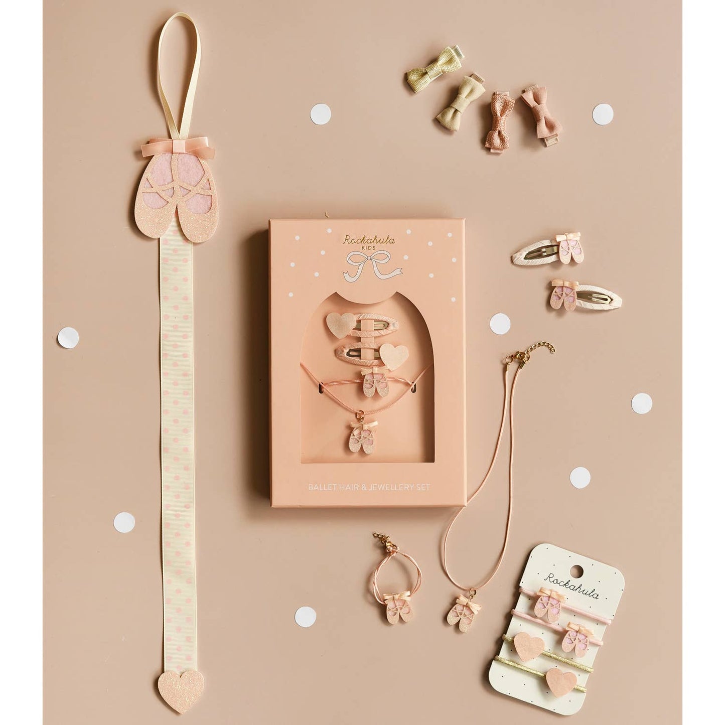 Rockahula Kids US - Linen Mini Bow Clips