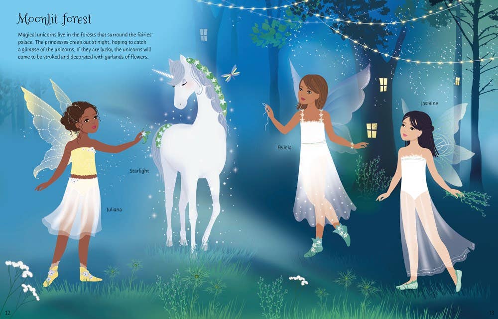 HarperCollins - Sticker Dolly Dressing Fairy Princesses : Usborne