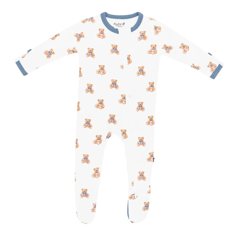Kyte Baby - Teddy Bear Zippered Footie