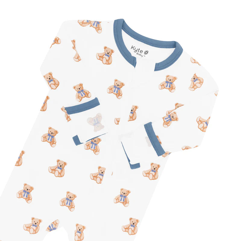 Kyte Baby - Teddy Bear Zippered Footie