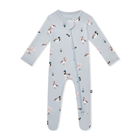 Kyte Baby - Zippered Footie in Mallard Duck