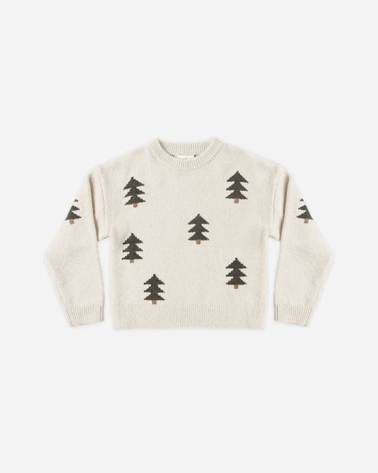 Rylee + Cru - Aspen Sweater || Tree Jacquard