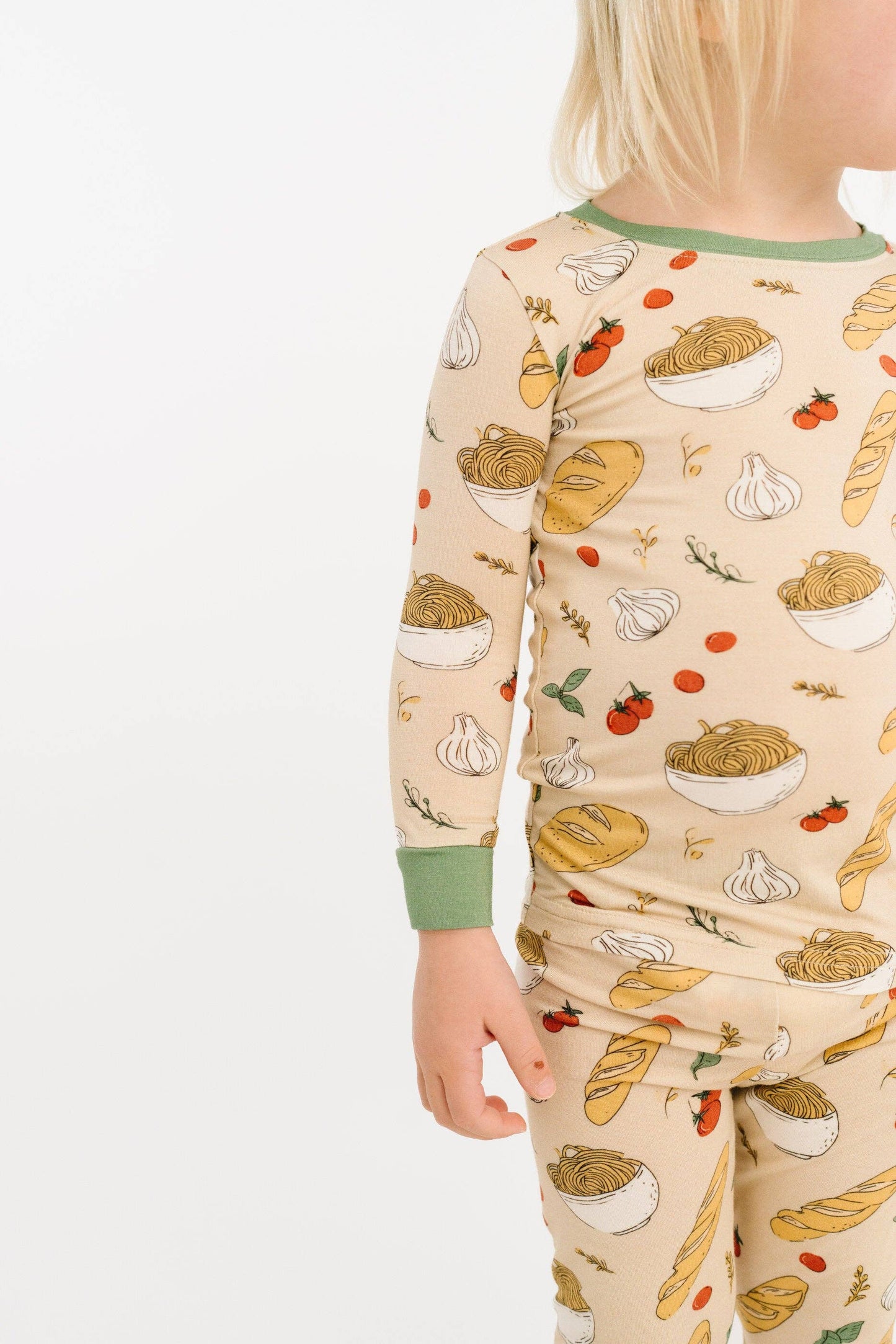 Little One Shop - Pasta Party Bamboo PJ Set