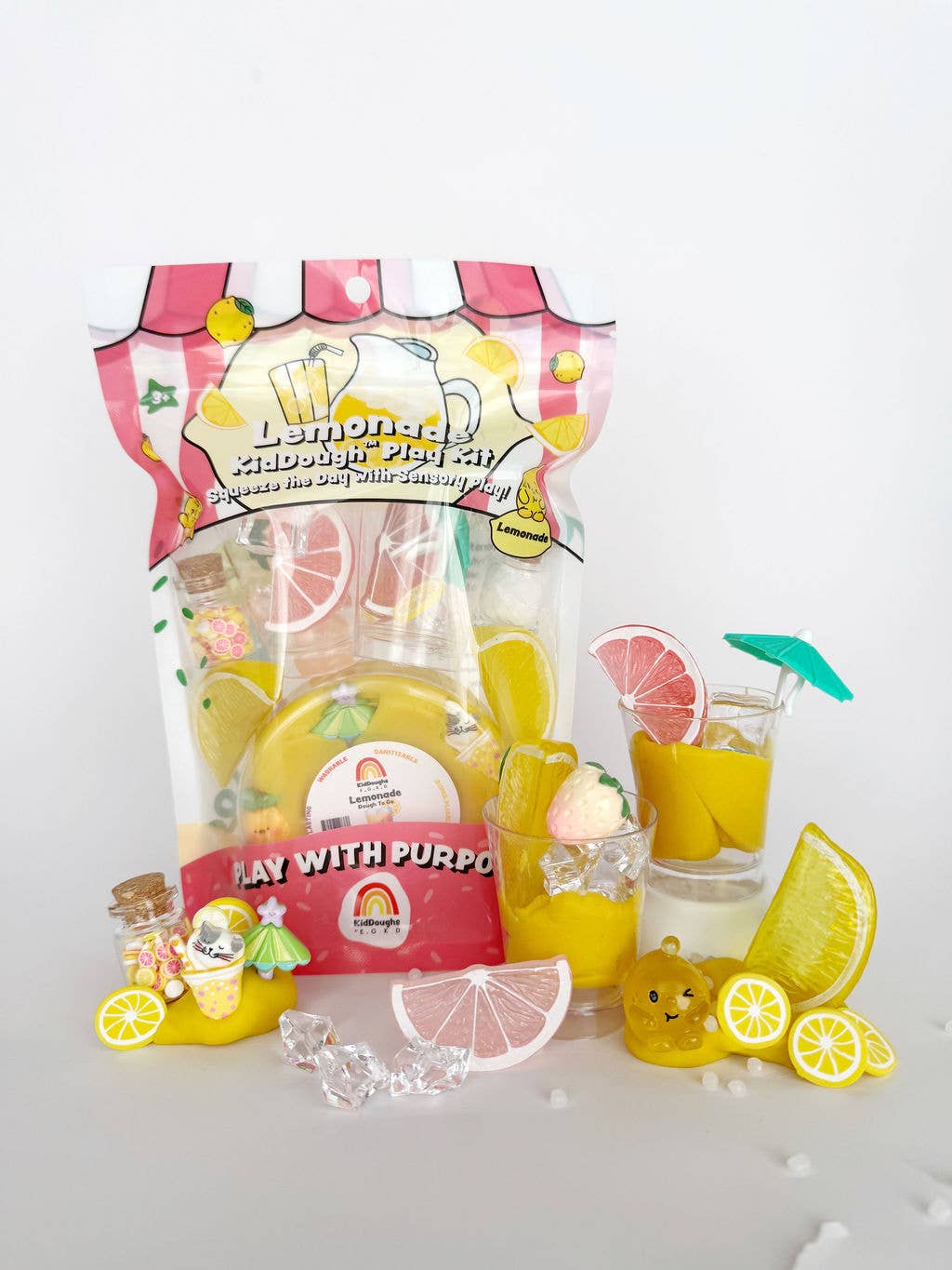 Earth Grown KidDoughs - Lemonade Play Kit
