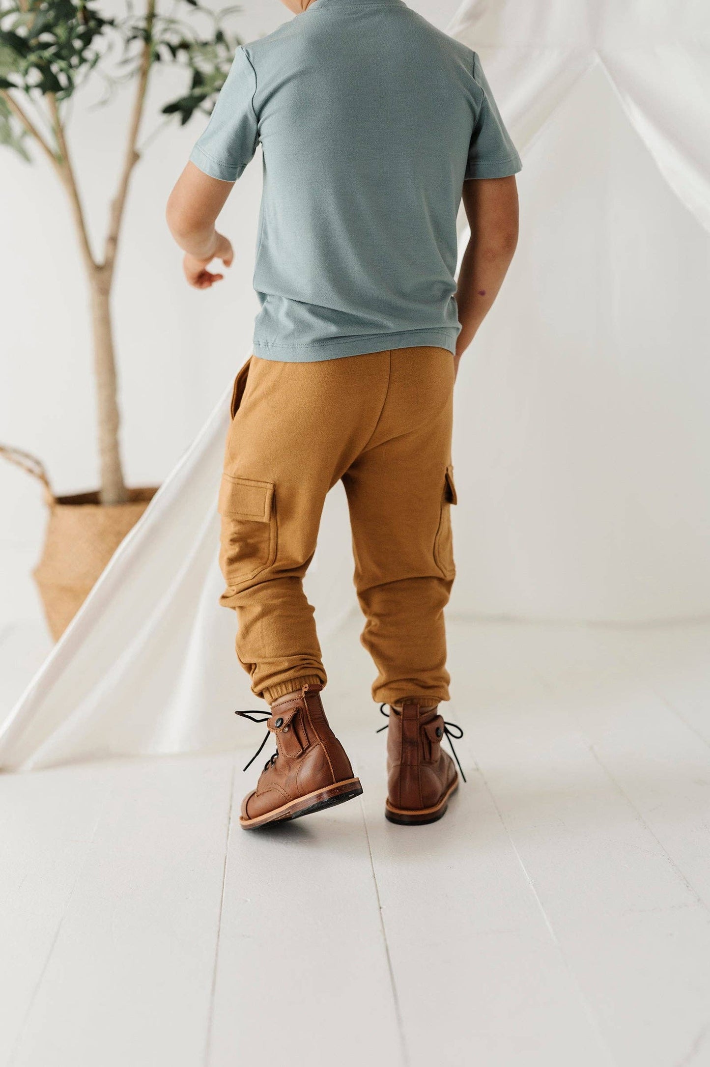 babysprouts clothing company - Cargo Pant: Toffee