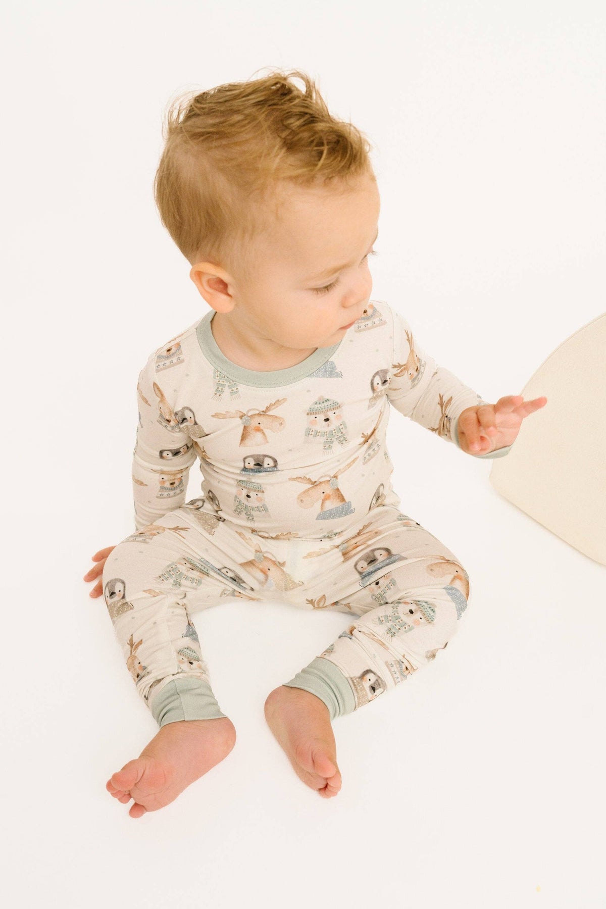 Little One Shop - Frosty Friends Bamboo PJ Set