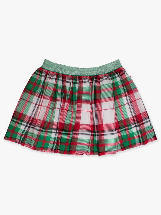 RuffleButts + RuggedButts - Elastic Waist Tulle Skirt - Dashing Dreams Plaid
