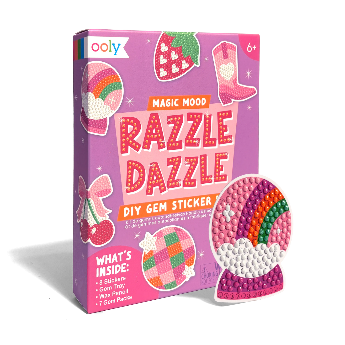 OOLY - Mini Razzle Dazzle DIY Gem Sticker Kit - Magic Mood