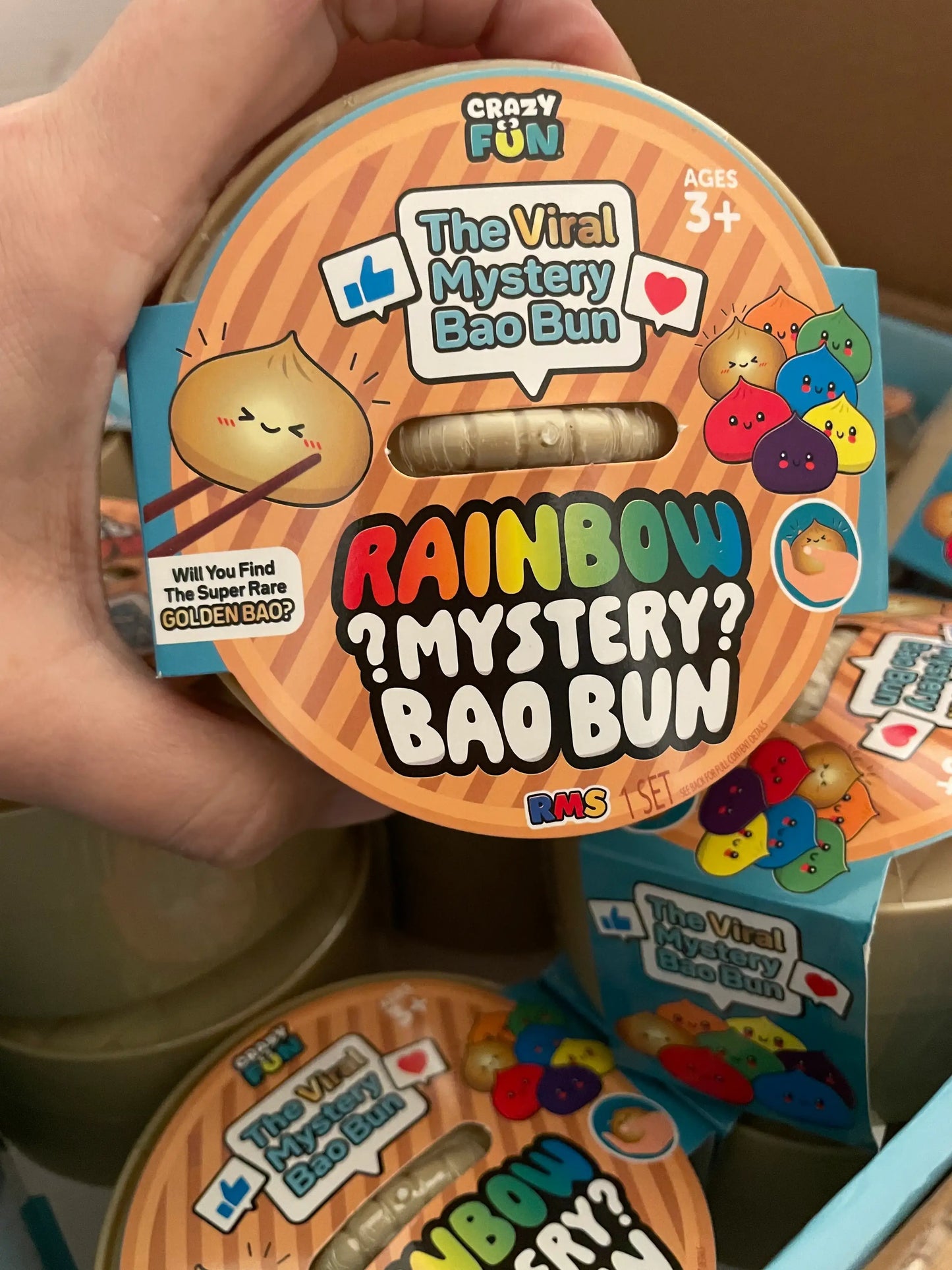 Crazy Fun - RMS® Crazy Fun™ Mystery Bao Bun – Rare Rainbow Chase (limit 1)