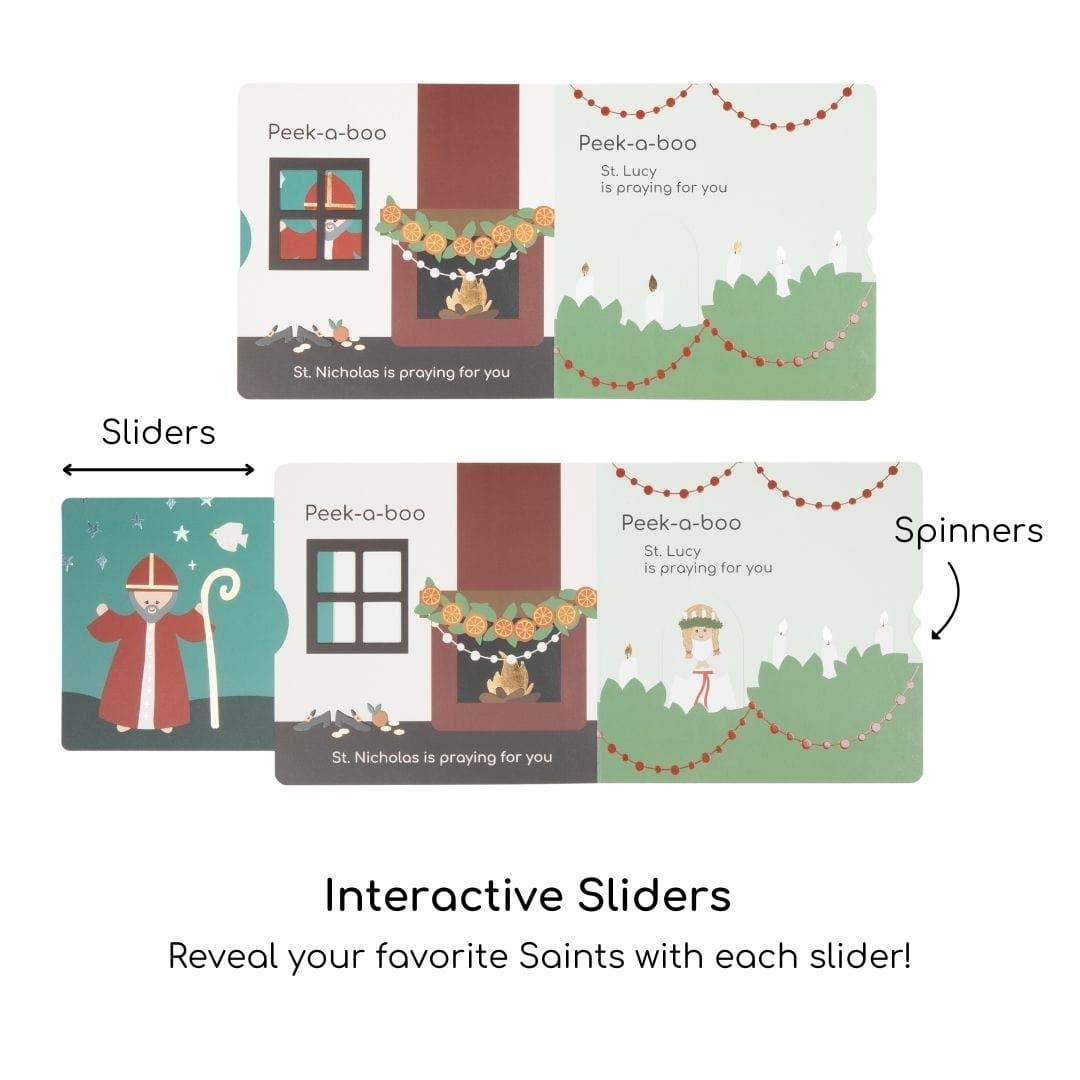 The Little Rose Shop - Peek-a-boo Saints Catholic Board Book