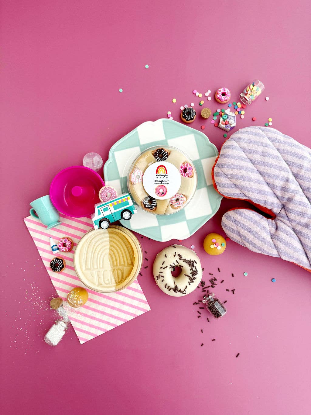 Earth Grown KidDoughs - Doughnut Shoppe KidDough Play Kit