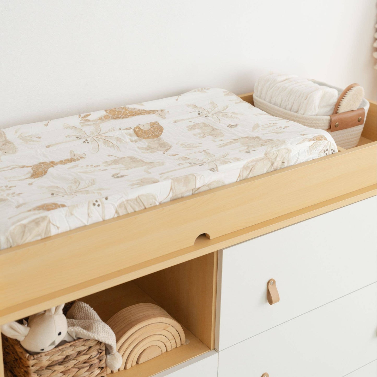 Crane Baby - Kendi Quilted Change Pad Cover